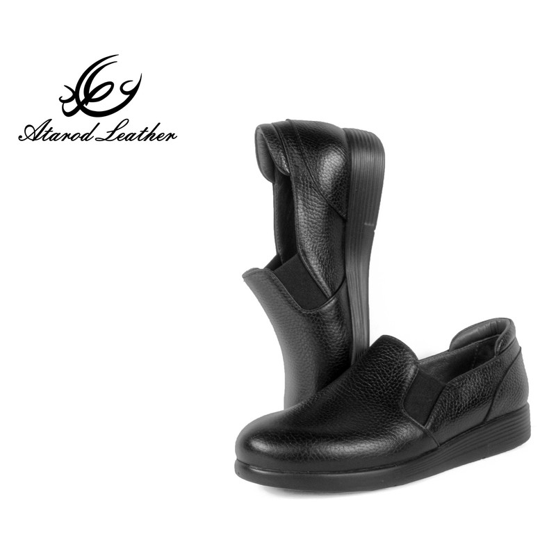 کفش روزمره زنانه چرم عطارد مدل چرم طبیعی کد SH388
