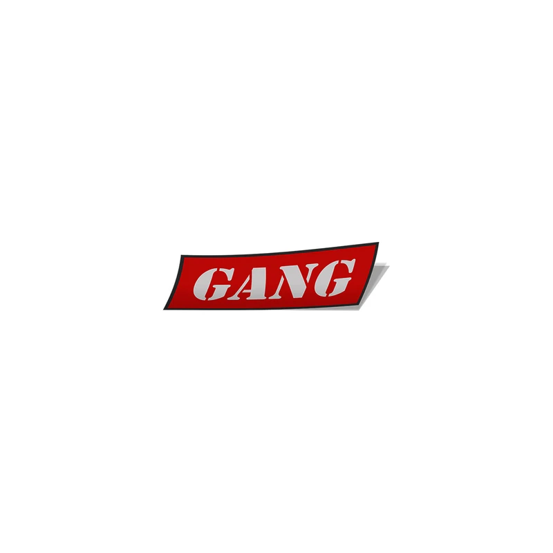 استیکر تزئینی موبایل و تبلت لولو مدل گنگ GANG کد 693