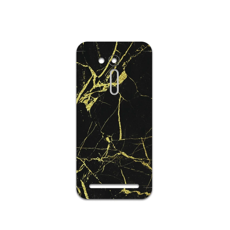 برچسب پوششی ماهوت مدل Graphite-Gold-Marble مناسب برای گوشی موبایل ایسوس Zenfone Go