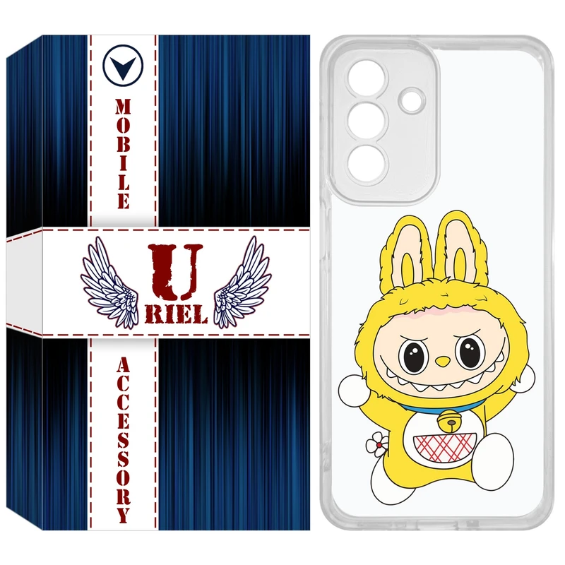 کاور یوریل مدل Clear کد 122 طرح لبوبو مناسب برای گوشی موبایل سامسونگ Galaxy A36
