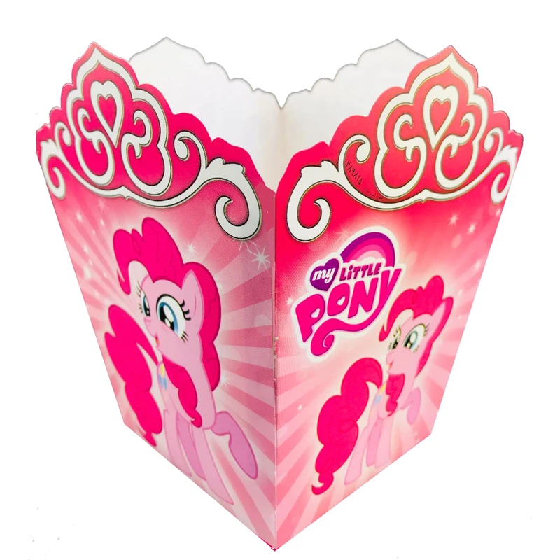 ظرف پاپ کورن مسترتم طرح پونی پلاس 10 عددی