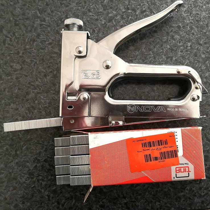 سوزن منگنه تینا فلز کد 1004012 سایز 530/12 بسته 2400 عددی