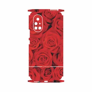 MAHOOT Red-Flower-FullSkin Cover Sticker for Huawei Nova 8