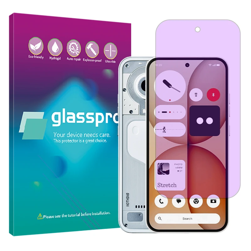 محافظ صفحه محافظ چشم گلس پرو مدل هیدروژلی مناسب برای گوشی موبایل ناتینگ Phone 4a