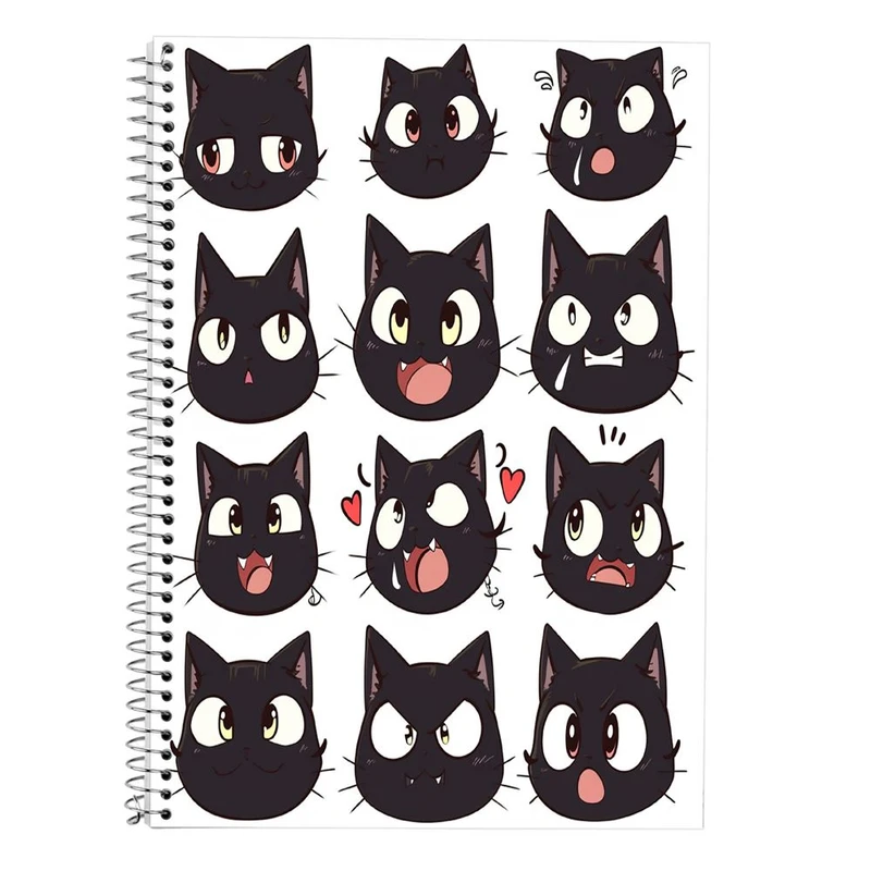 دفتر لغت 50 برگ مدوپد طرح سگ و گربه کد DF17366