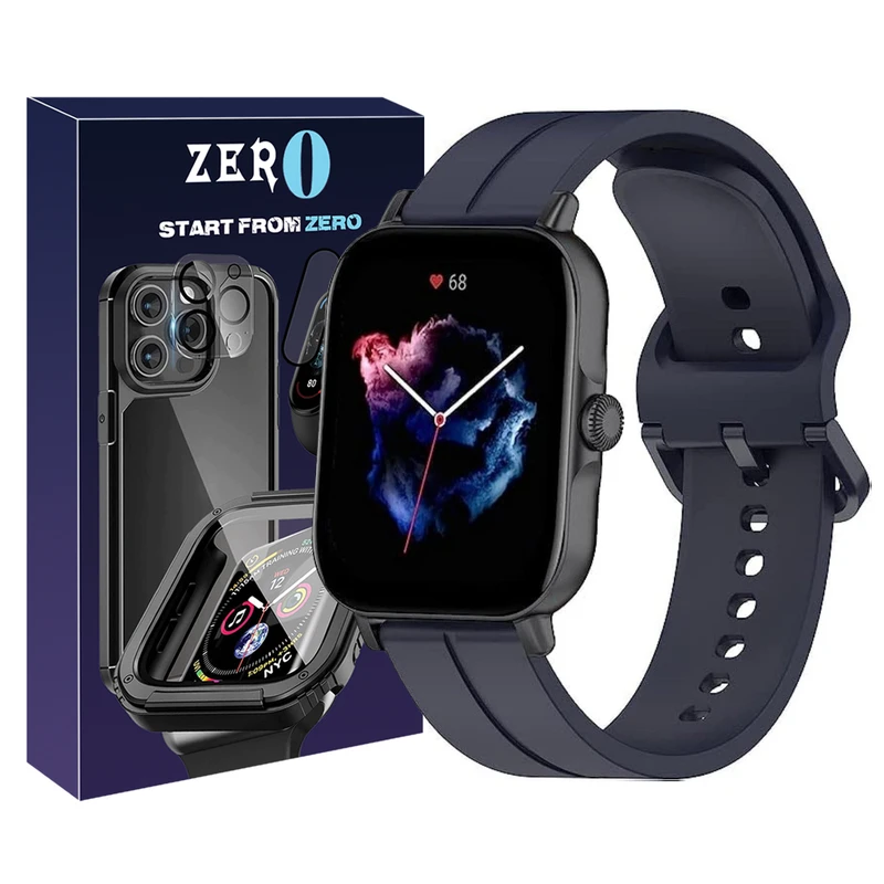 بند زیرو مدل SIC Slick ZR مناسب برای ساعت هوشمند آمیزفیت Bip / Bip S / Bip S Lite / Bip U / Bip U Pro