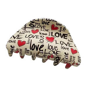 کلیپس مو زنانه مدل LOVE كد KLP996L-17