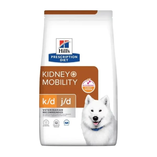 غذا خشک سگ بالغ هیلز مدل Kidney Care + Mobility با طعم کلاسیک وزن 4 کیلوگرم