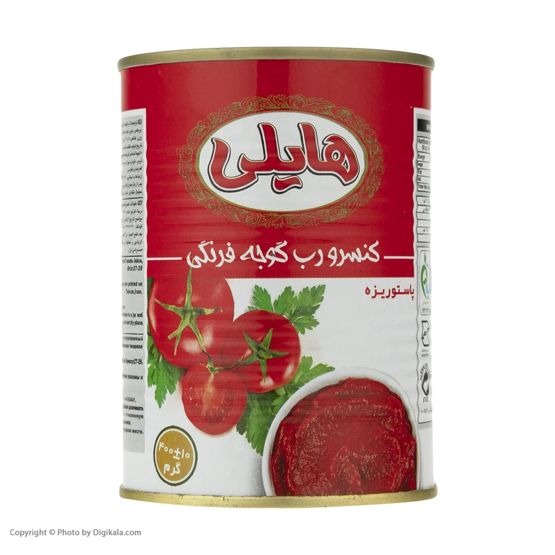 رب گوجه فرنگی هایلی - 400 گرم عکس شماره 3