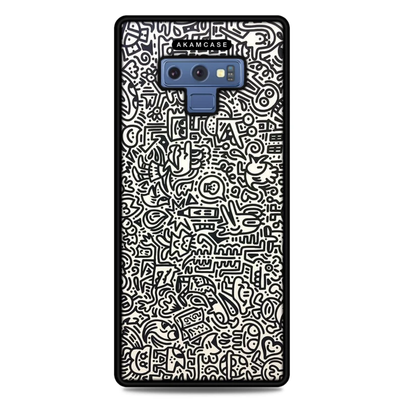 کاور آکام مدل AMC-WSGN9-DOODLE17 مناسب برای گوشی موبایل سامسونگ Galaxy Note 9