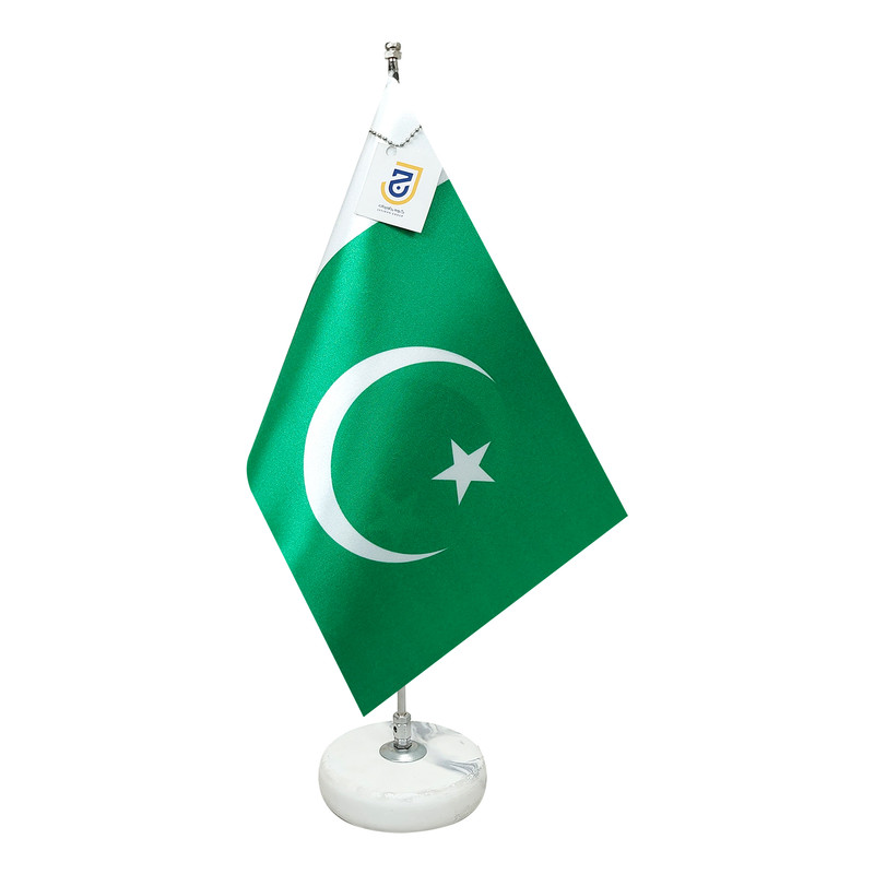 پرچم رومیزی جاویدان تندیس پرگاس مدل پاکستان کد 2