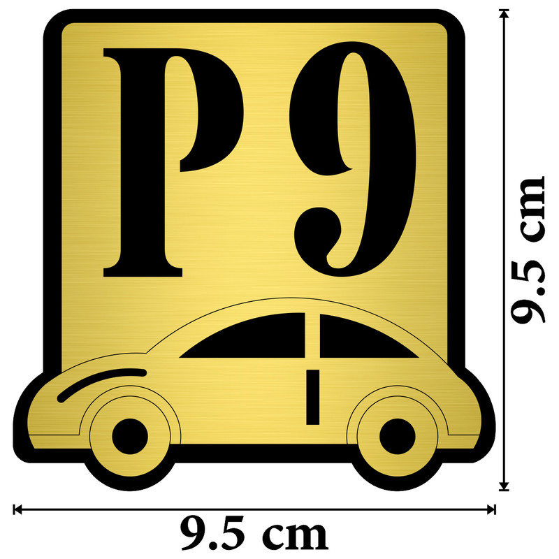 تابلو نشانگر مستر راد طرح پارکینگ شماره 9 کد P-BG 09
