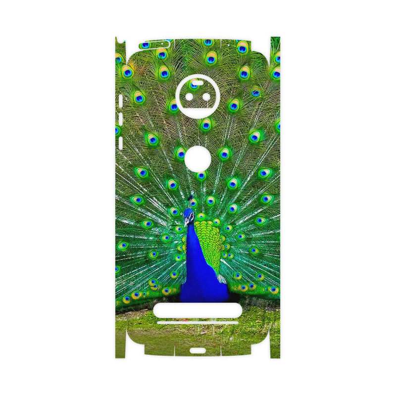 برچسب پوششی ماهوت مدل Peacock-FullSkin مناسب برای گوشی موبایل موتورولا Moto Z2 Force