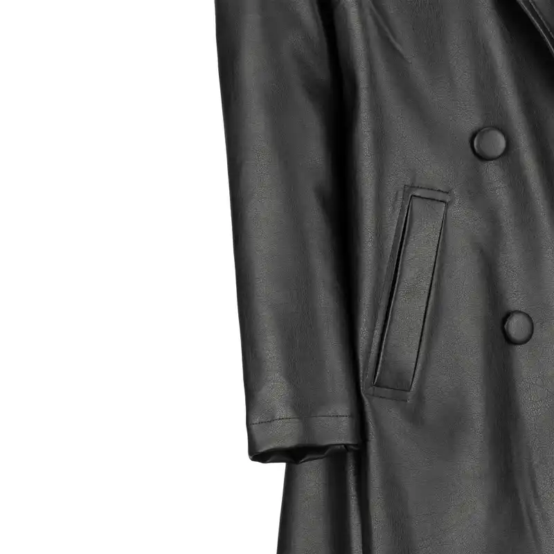 کت چرم زنانه السانا مدل آلینا کد 166501