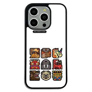 AKAM AMC-WA15PRO-MODERN CULTURE-6 Cover For Apple iPhone 15 Pro