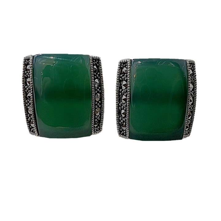 دکمه سردست نقره  مردانه کد glsr-2475