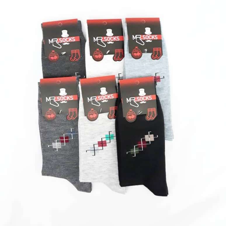 جوراب ساق بلند کد 02 بسته 6 عددی