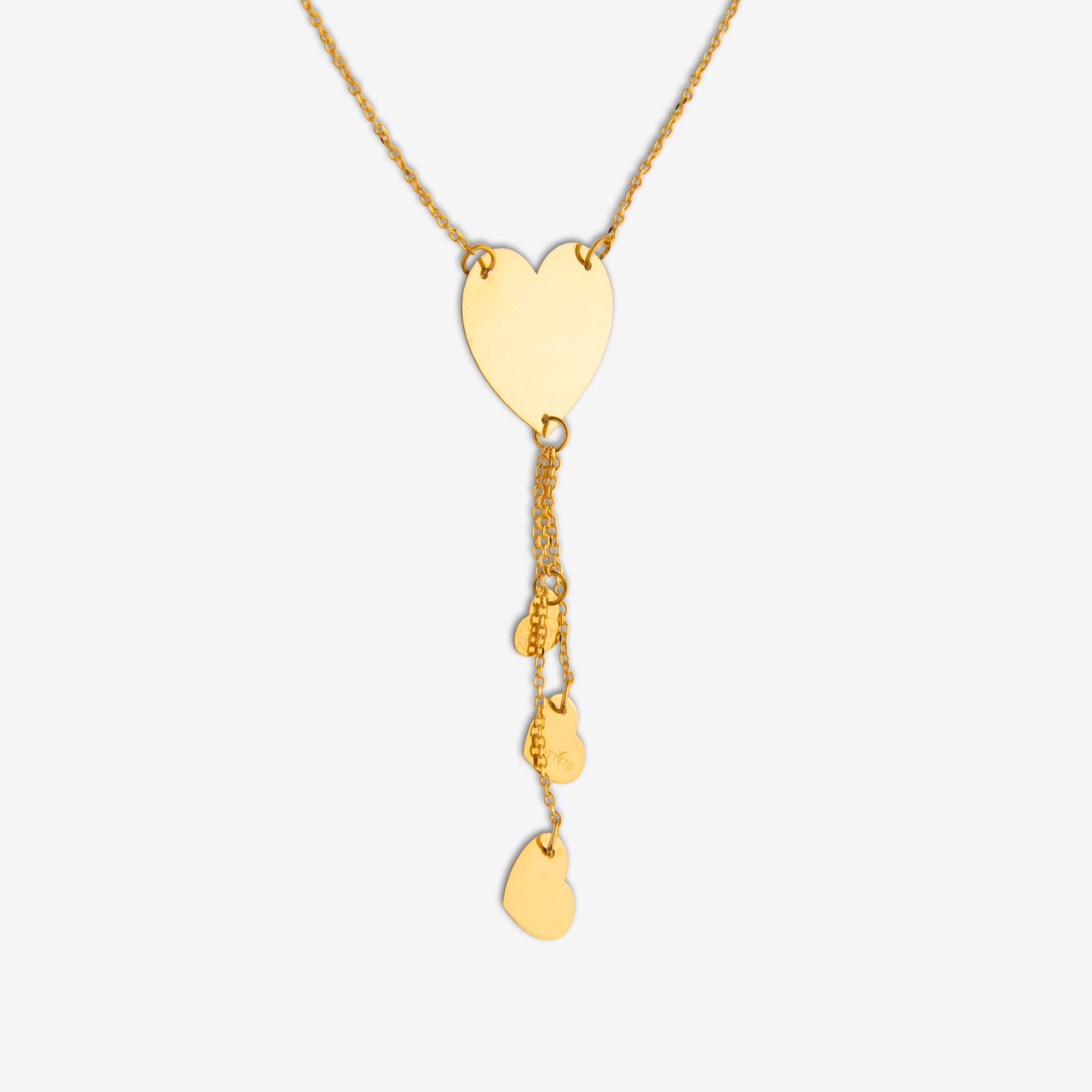 گردنبند طلا 18 عیار زنانه با زنجیر حلقه‌ای (فلامینگو) مایا ماهک مدل MM2180 -  - 1