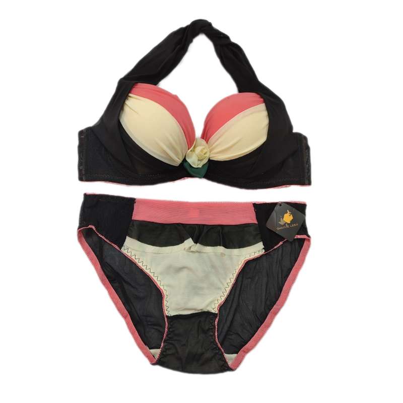 ست شورت و سوتین زنانه مدل حریر