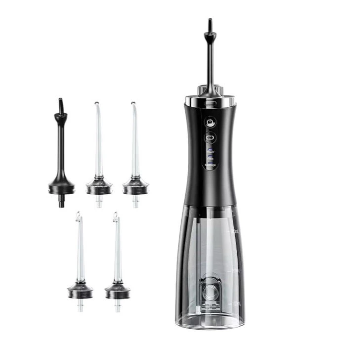 دستگاه شست‌وشوی دهان و دندان شارژی مدل دوربین دار C2 به همراه 5 سری