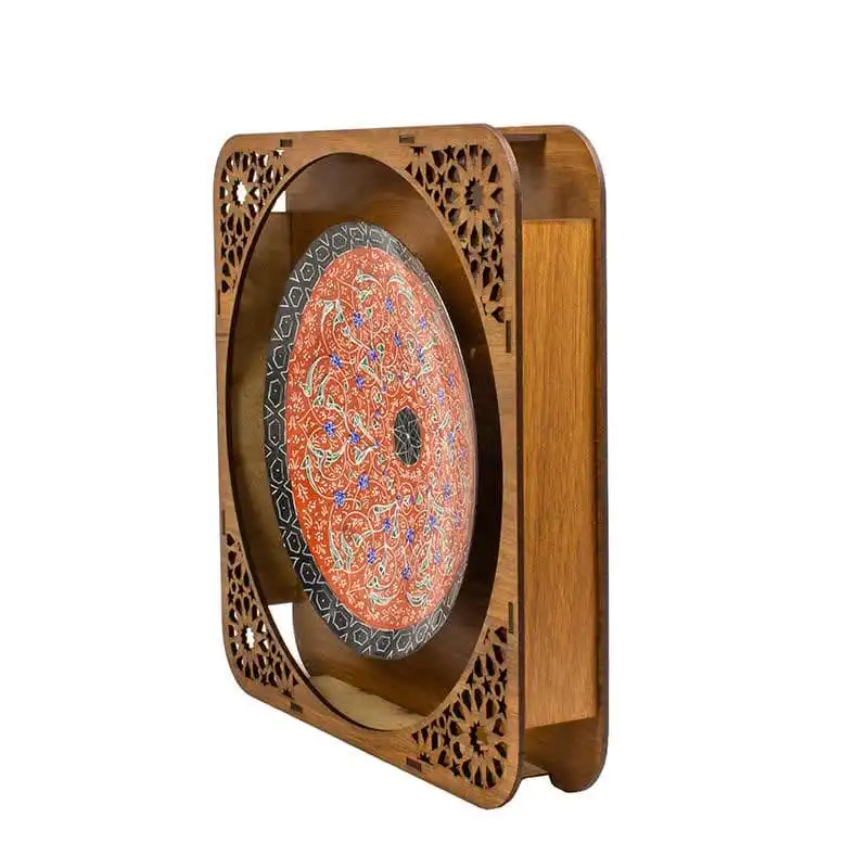 بشقاب میناکاری مدل M18-2