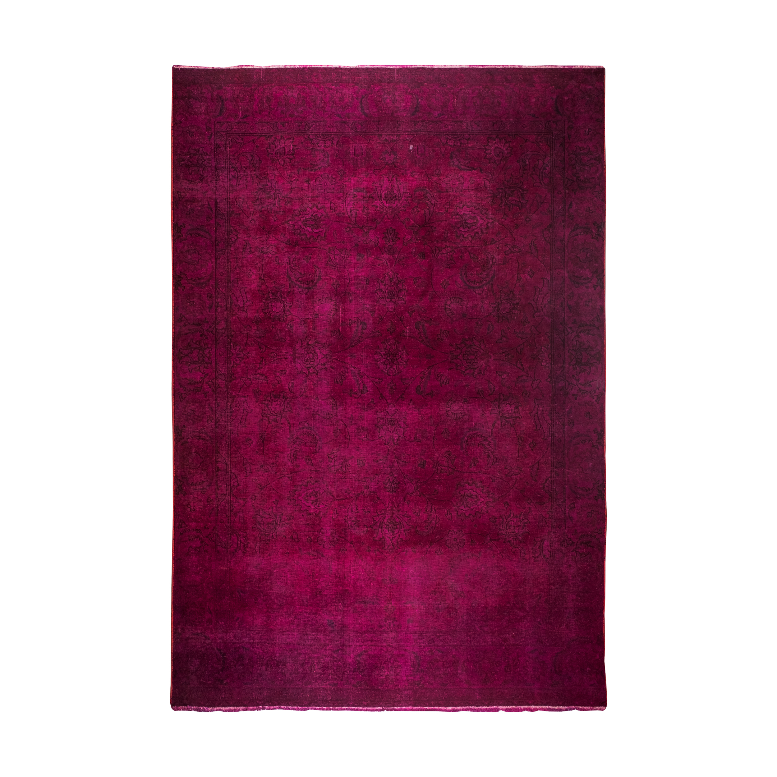 فرش دستبافت رنگ شده هفت متری کد 1350