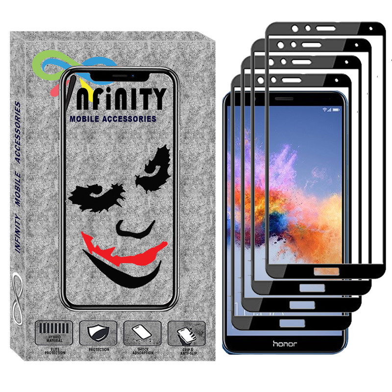 محافظ صفحه نمایش اینفینیتی مدل Inf-04 مناسب برای گوشی موبایل آنر 7X بسته چهار عددی