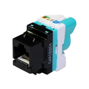 کیستون  cat6 plus کروبن مدل CRBK6U6005BWA بسته 12 عددی