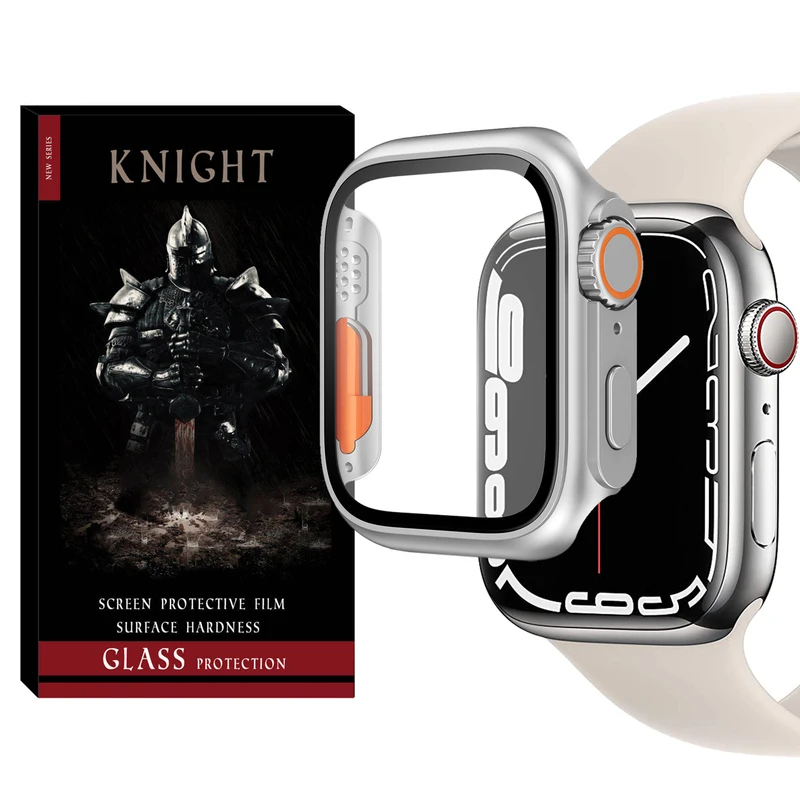 کاور نایت مدل KT-Ultra مناسب برای اپل واچ Series SE 2022 Aluminum Case 40mm / SE 2021 Aluminum Case 40mm / Series 5 40mm / Series 6 40mm / Series 4 40mm به همراه محافظ صفحه نمایش