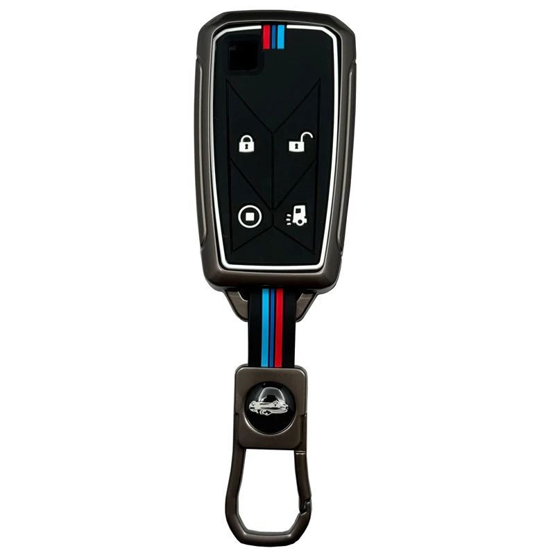 کاور ریموت و سوئیچ خودرو ام آر جی مدل 998 طرح فلزی مناسب برای رنوتی