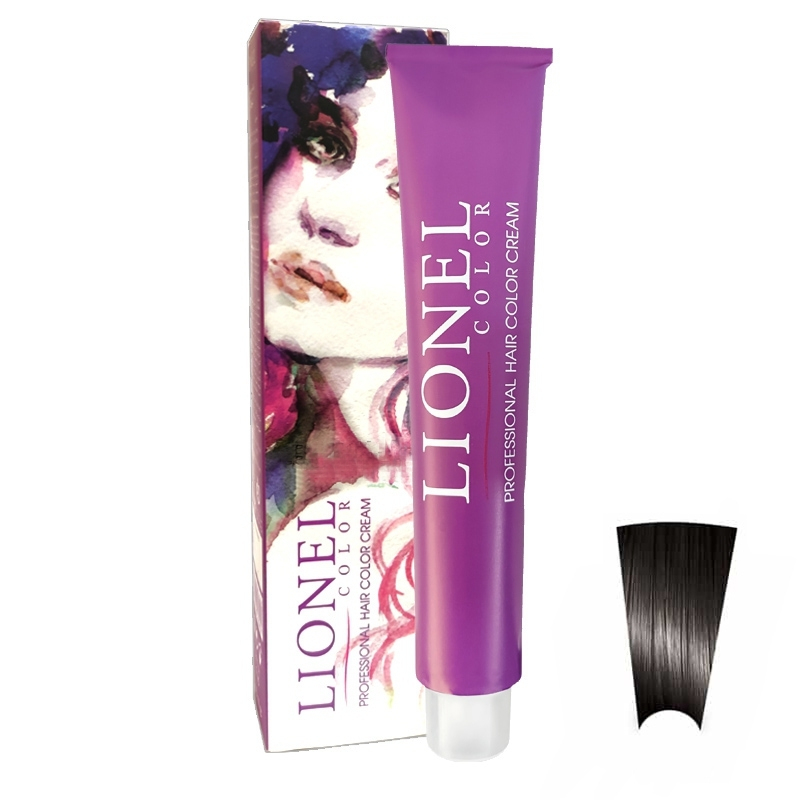 رنگ مو لیونل شماره 1.0 N1 حجم 100 میلی لیتر رنگ مشکی