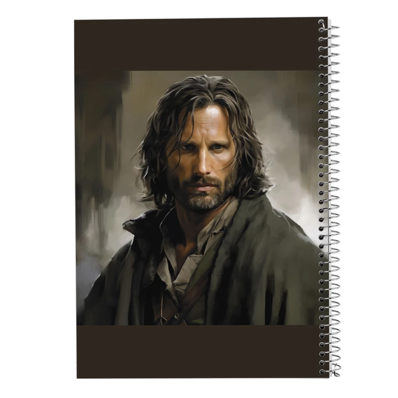 دفتر ژورنال نویسی 50 برگ مدوپد مدل نقطه ای طرح  ارباب حلقه ها The Lord of the Rings کد DF3037