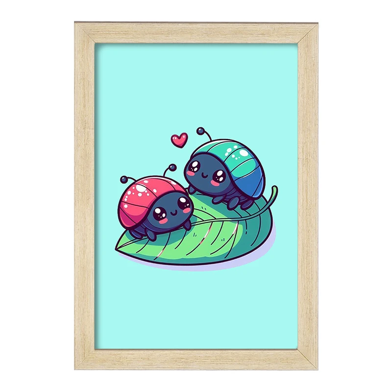 تابلو خندالو مدل کفشدوزک بامزه کد F3190