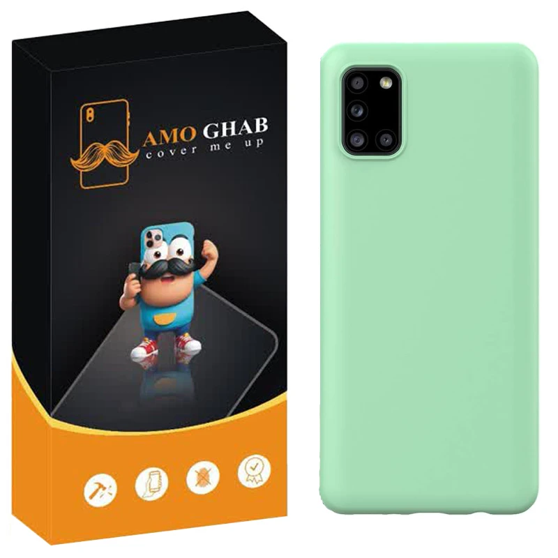 کاور عمو قاب مدل سیلیکونی پاک کنی ORG مناسب برای گوشی موبایل سامسونگ Galaxy A31