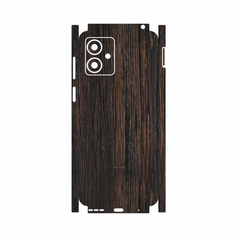 برچسب پوششی ماهوت مدل Burned_Wood-FullSkin مناسب برای گوشی موبایل موتورولا Moto G14
