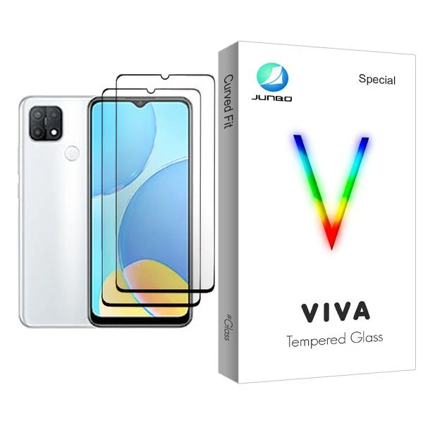 محافظ صفحه نمایش جانبو مدل Viva Glass MIX002 مناسب برای گوشی موبایل اوپو A15s بسته دو عددی