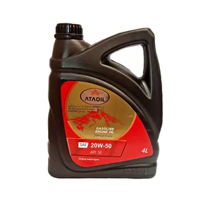 روغن موتور خودرو بنزینی آتا اویل مدل 20w-50 se حجم 4 لیتر