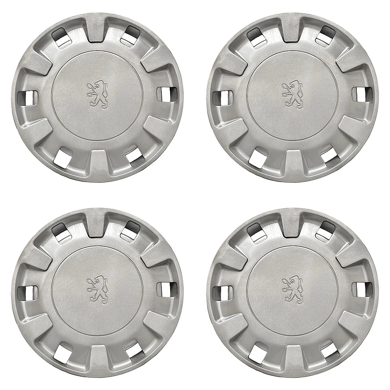 قالپاق چرخ پویا صنعت مدل 15 سایز 14 اینچ مناسب برای پژو 405 مجموعه 4 عددی