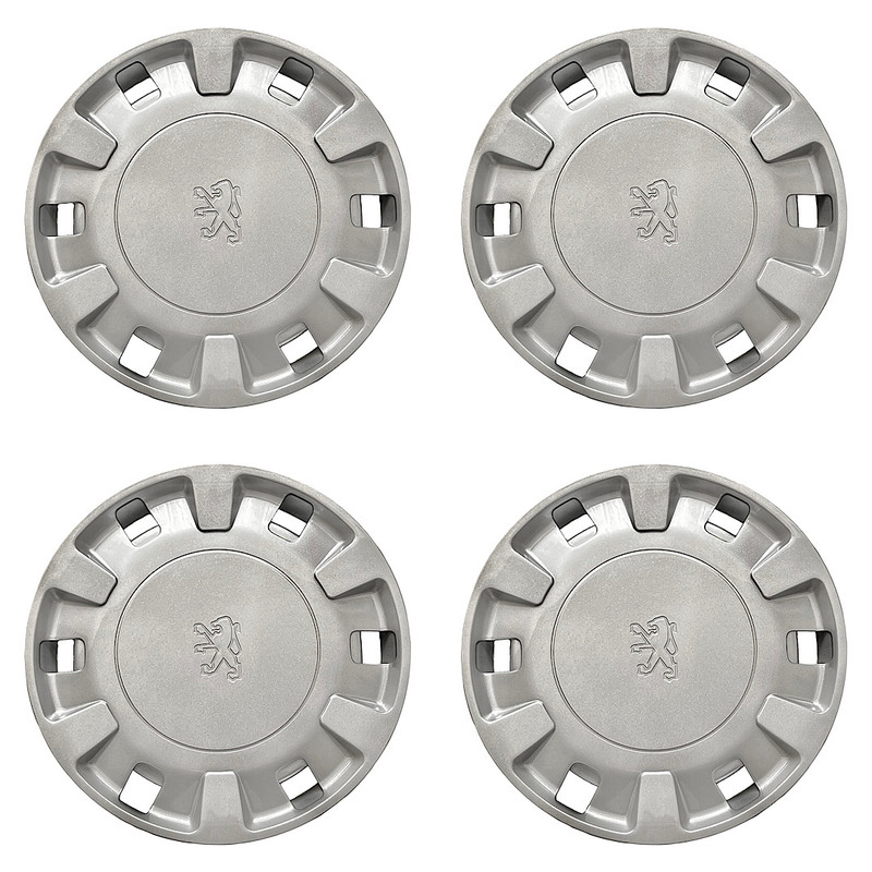 قالپاق چرخ پویا صنعت مدل 15 سایز 14 اینچ مناسب برای پژو 405 مجموعه 4 عددی