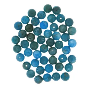 مهره دستبند مدل سنگ  آپاتیت 8mm بسته 45 عددی