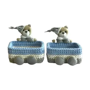 سبد قلاب بافی تریکو کد 57 مجموعه 2 عددی