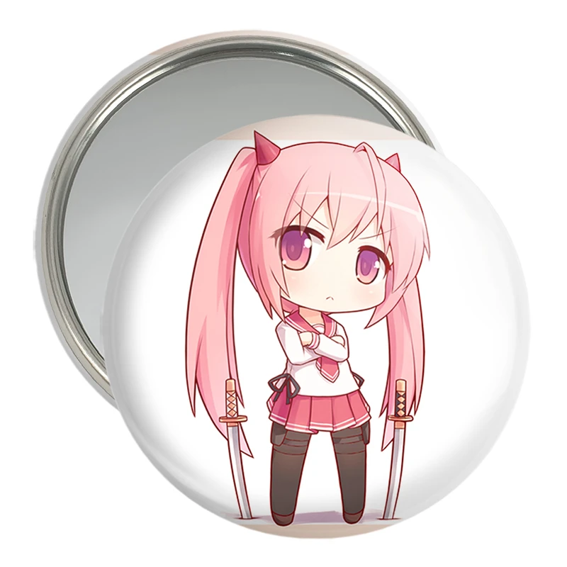 آینه جیبی خندالو مدل انجو و هانزاکی انیمه گلوله سیاه کد 35840