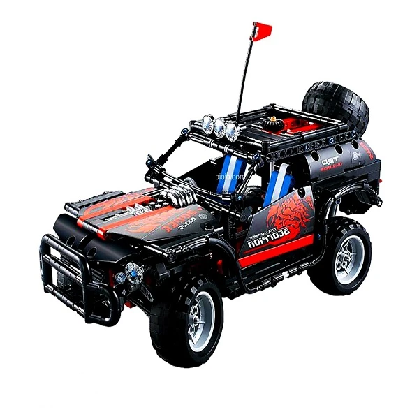 ساختنی دکول مدل جیپ صحرا کد 33002