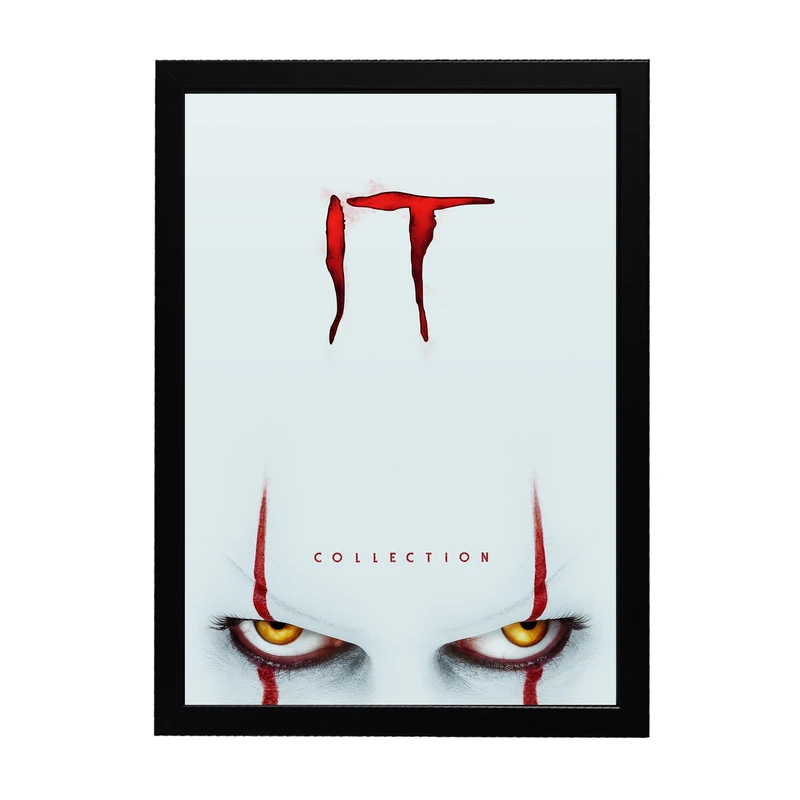 تابلو طرح پوستر مجموعه فیلم آن (IT) کد 01 فریم مشکی