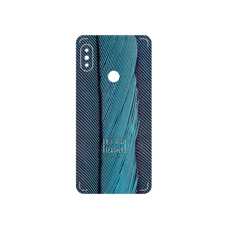 برچسب پوششی ماهوت مدل Turquoise feathers مناسب برای گوشی موبایل شیائومی Redmi Note 5 Pro