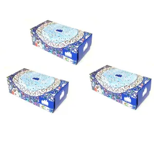 دستمال کاغذی 150 برگ کندوان مدل A005 بسته 3 عددی