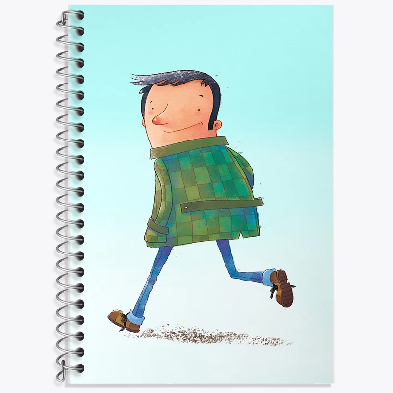 دفتر لغت 50 برگ خندالو طرح پسرانه کد F8190