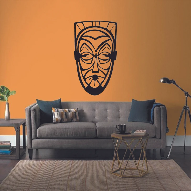 استیکر مدل چوبی طرح چهره کد S71