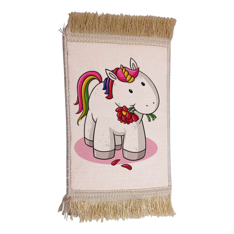 فرش ماشینی دیوارکوب مدل یونیکورن کد 24