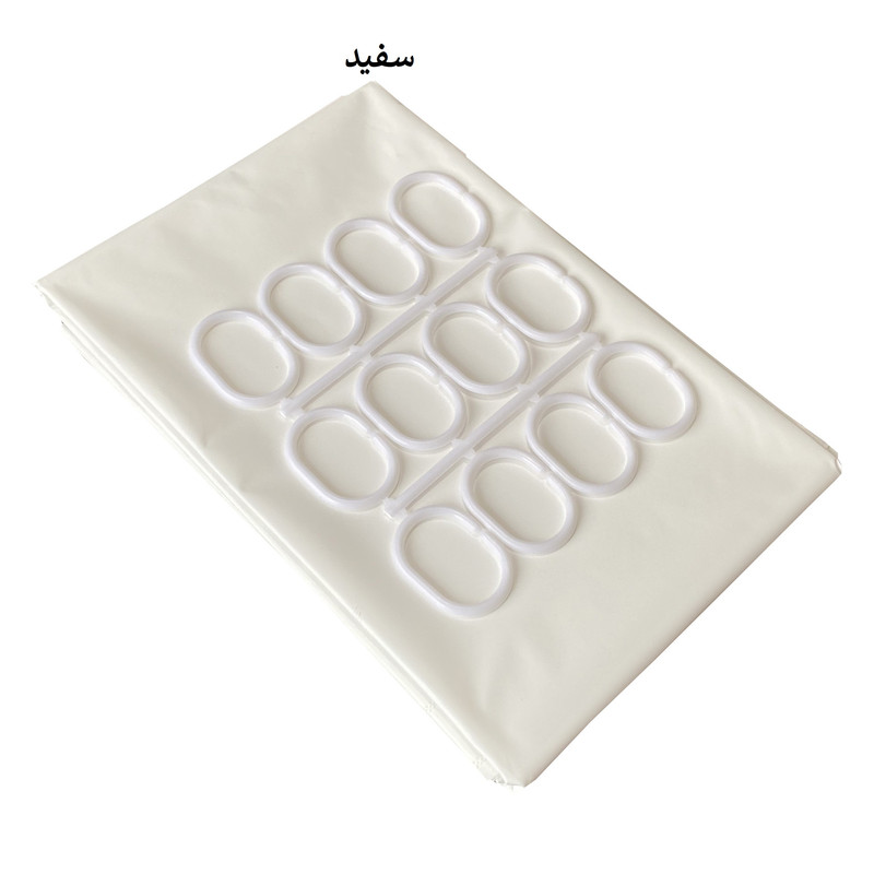 پرده حمام کد PH315 سایز 180x180 سانتی متر